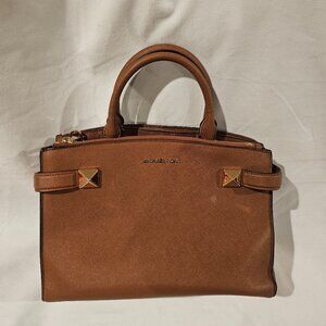 Michael Kors Light Brown Satual Leather Purse